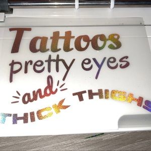 Vinyl Decal Rose Gold Hologram